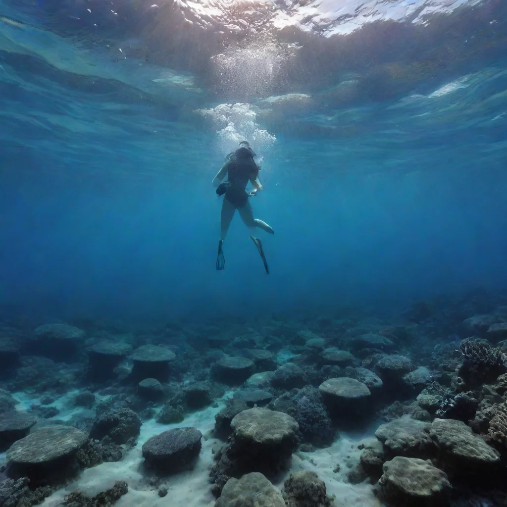 aitrending underwater in the ocean good looking fantastic 1