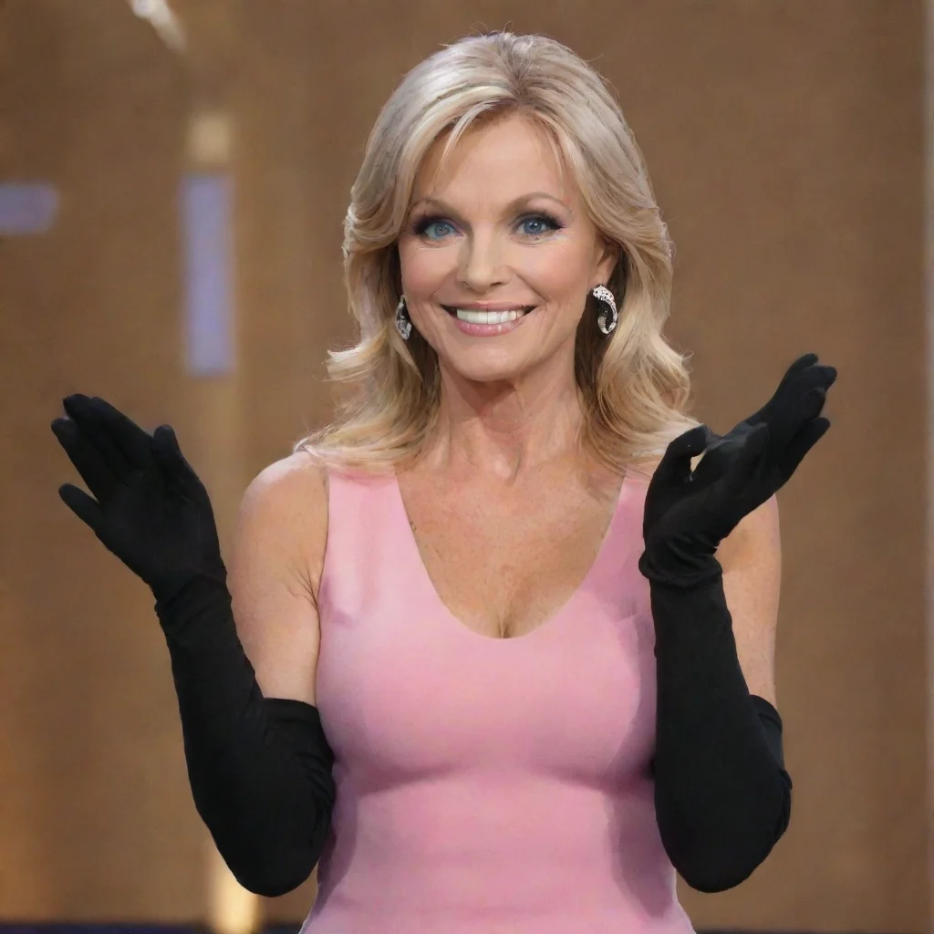 aitrending venna white from wheel of fortune smiling with black gloves good looking fantastic 1