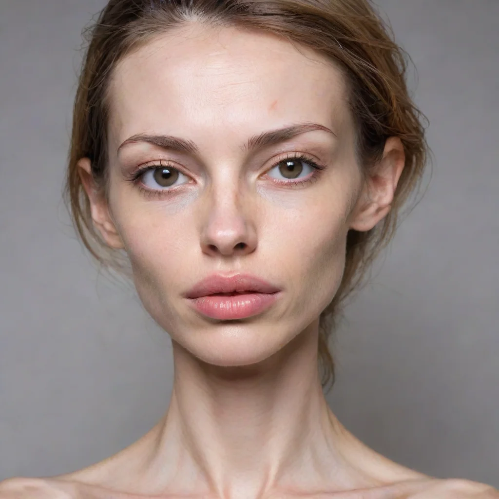 aitrending very skinny woman with bevelled lips good looking fantastic 1