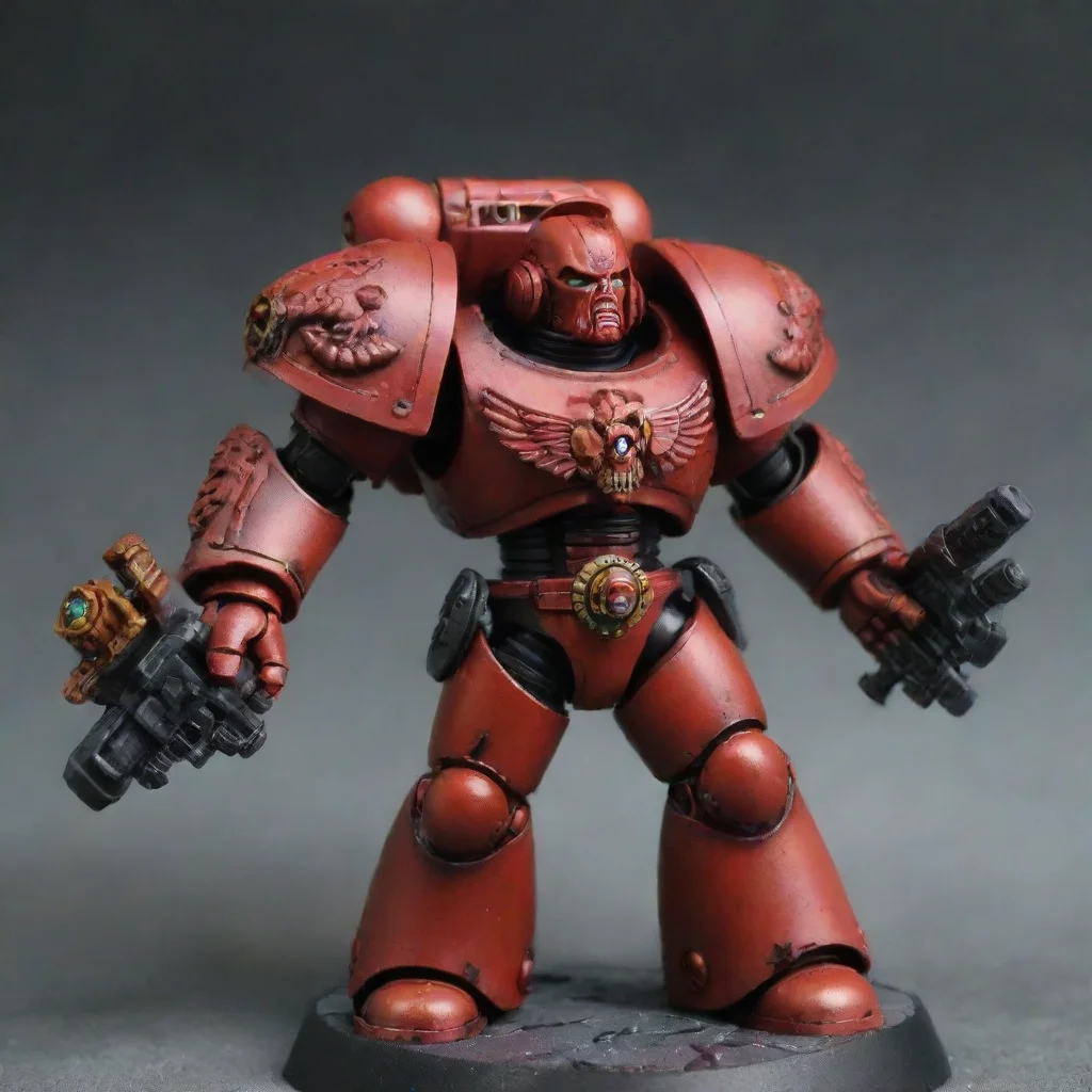 aitrending warhammer 40k blood angels space marine with cybernetic eye good looking fantastic 1