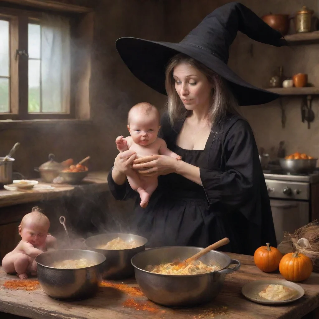 trending witch cooking a baby good looking fantastic 1