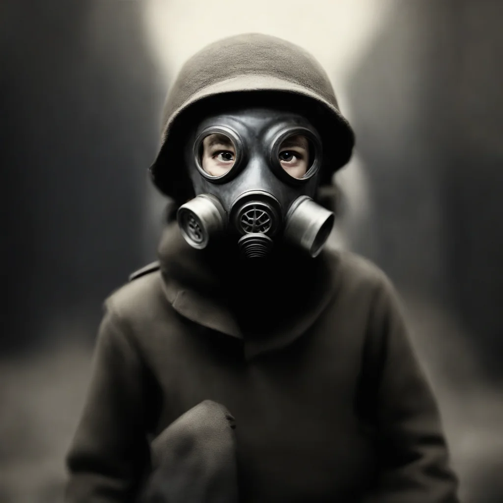 trending wwii kid in gas mask good looking fantastic 1