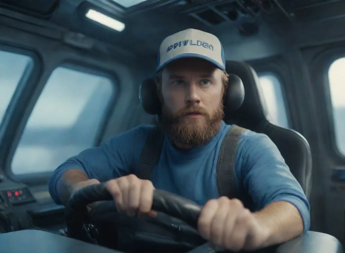trending young bearded swedish space trucker man with baseballcap driving spaceship sci fi hd good looking fantastic 1 landscape43