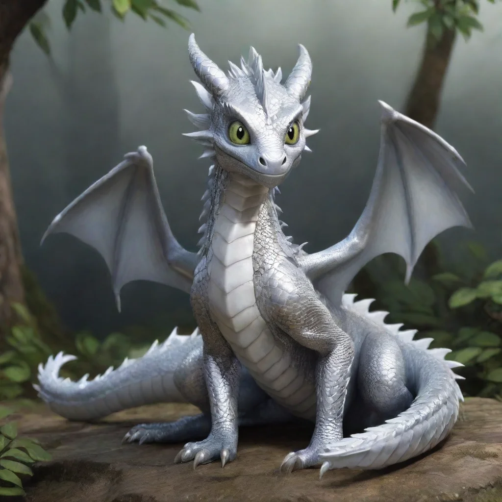 trending young silver dragon good looking fantastic 1