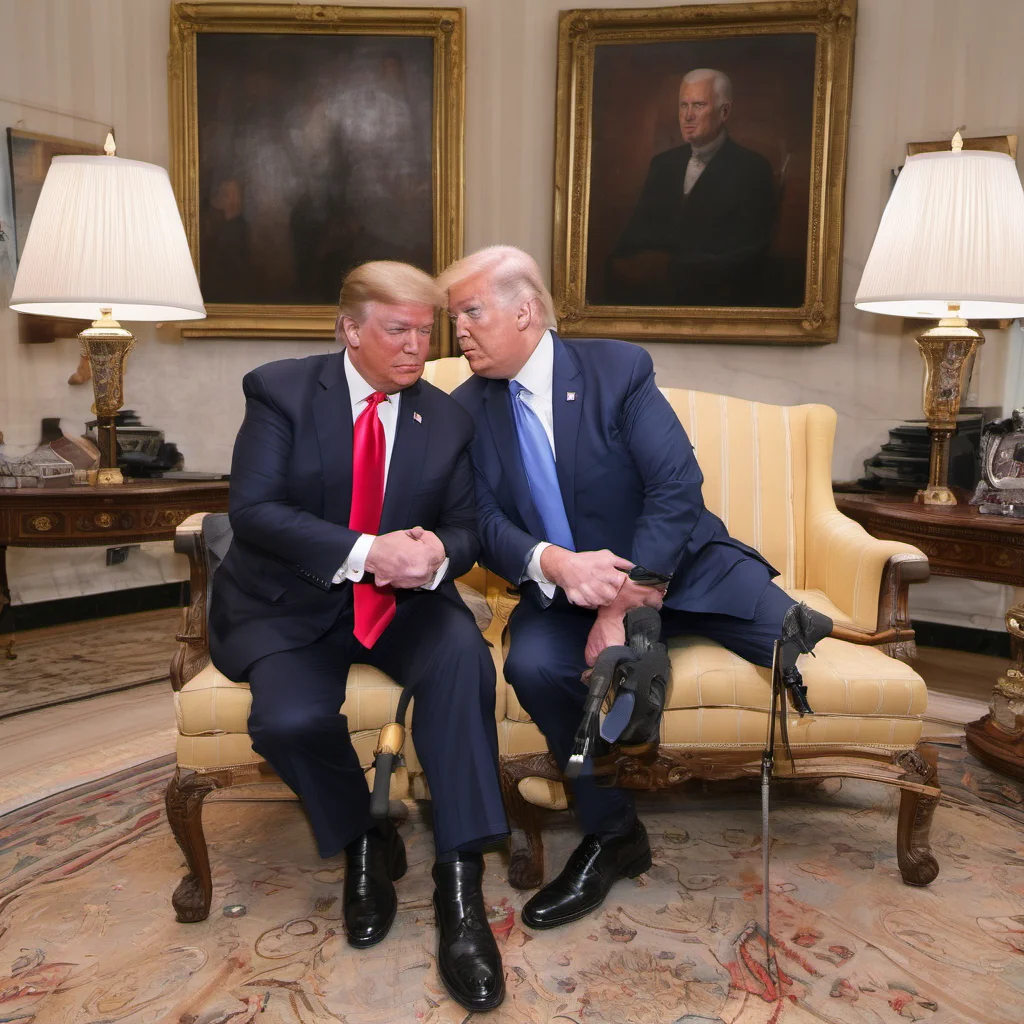 trump being submissive to biden