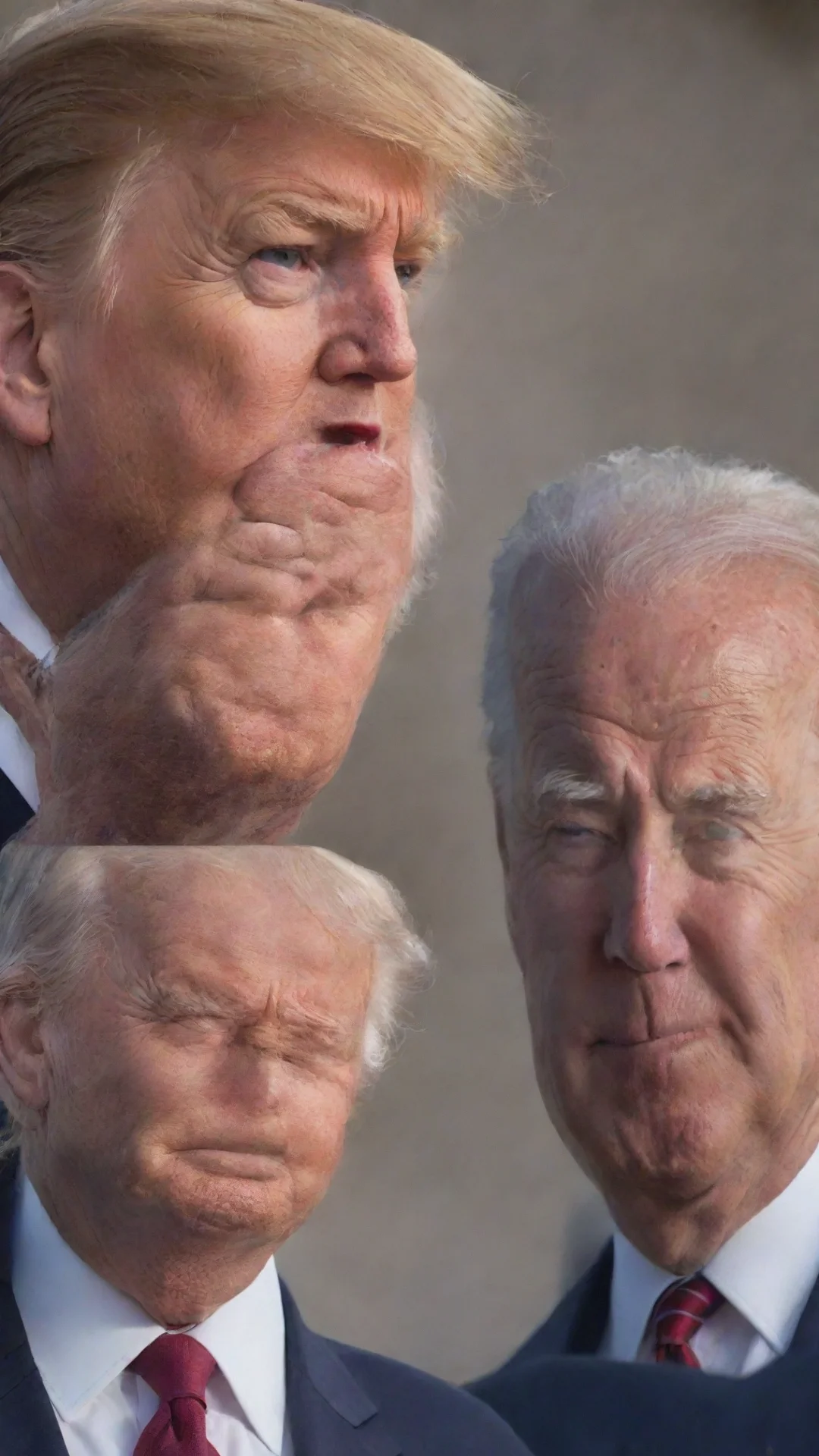 trump v biden tall