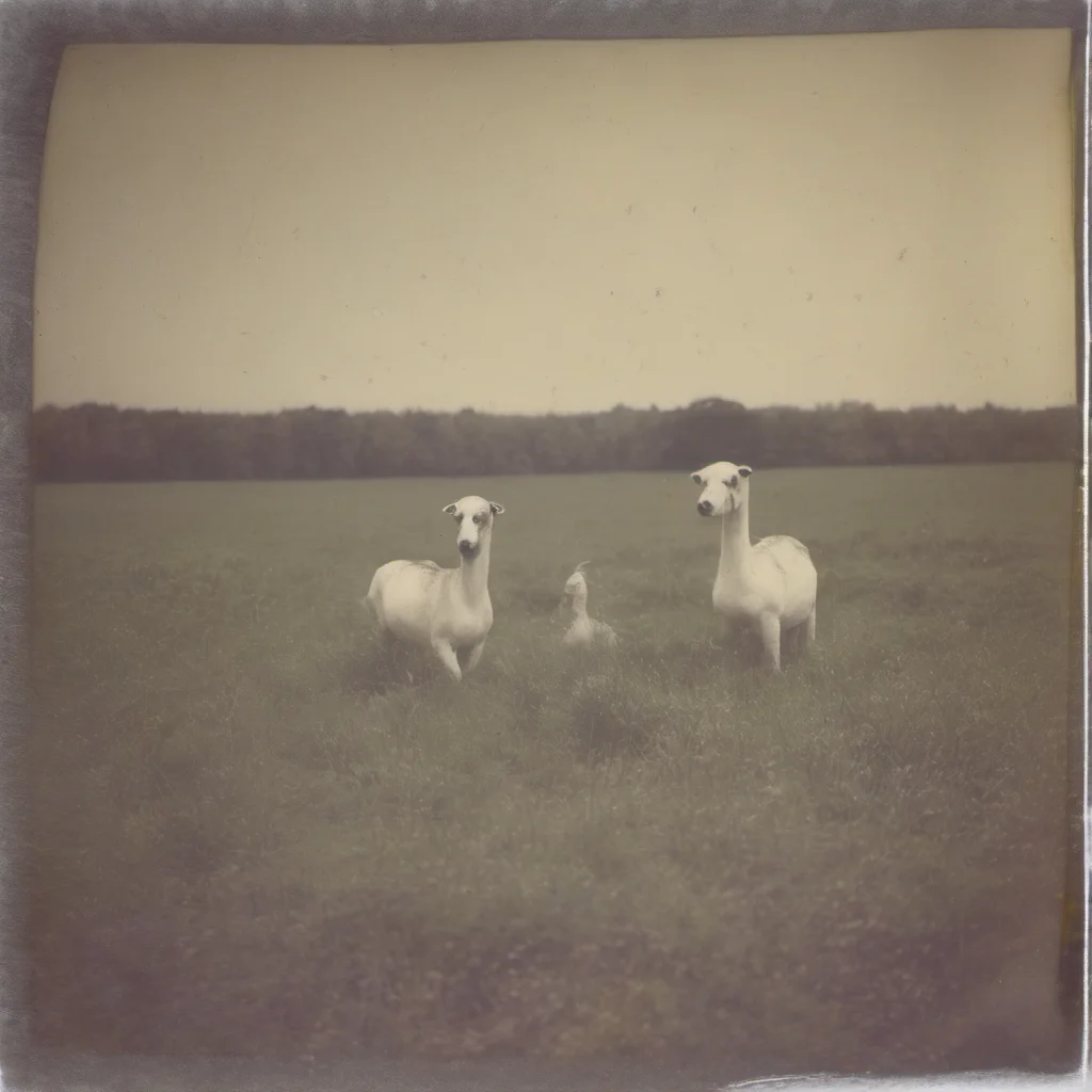 twee naakte duitse boerenmeisjes in een verlaten weiland vol koeien   polaroid style confident engaging wow artstation art 3