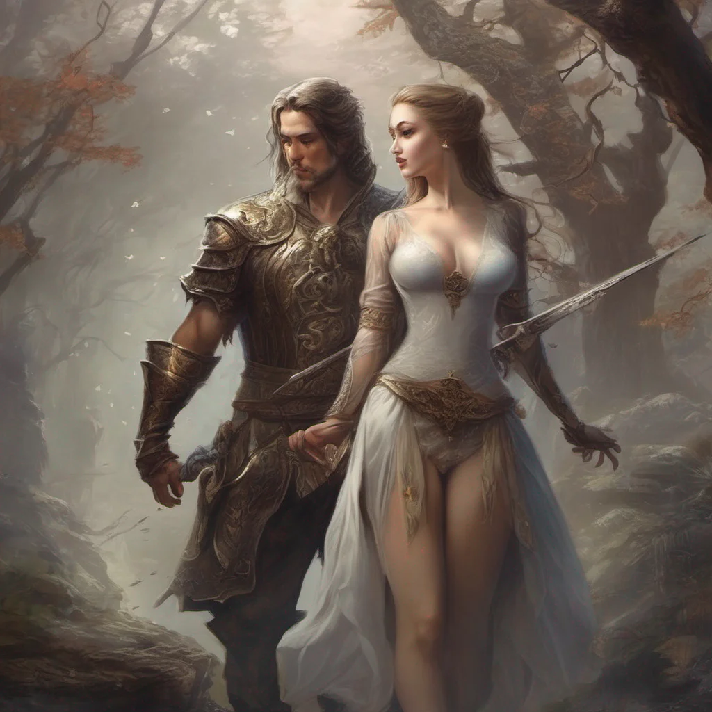 two men one woman fantasy art good looking trending fantastic 1
