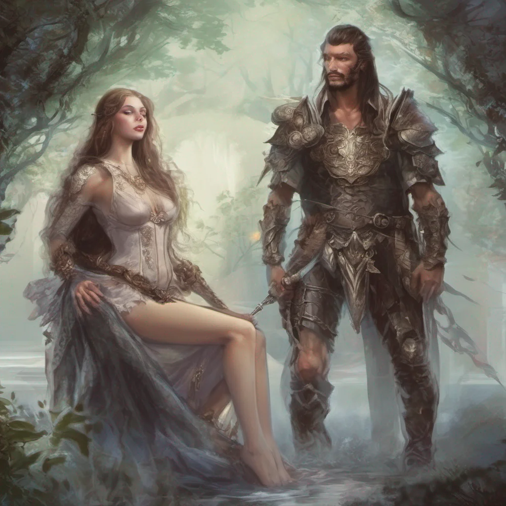 two men one woman fantasy art