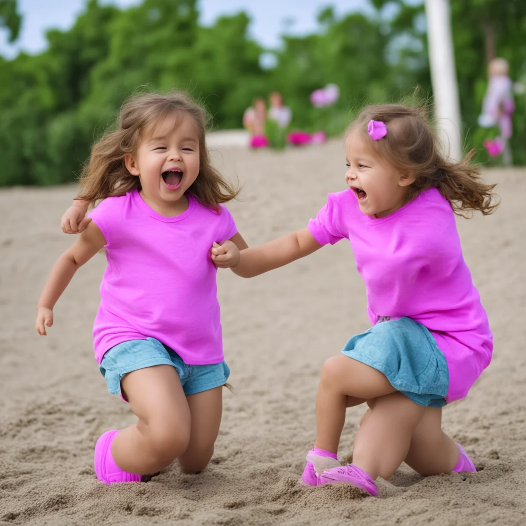 aitwo young girls play with each other amazing awesome portrait 2