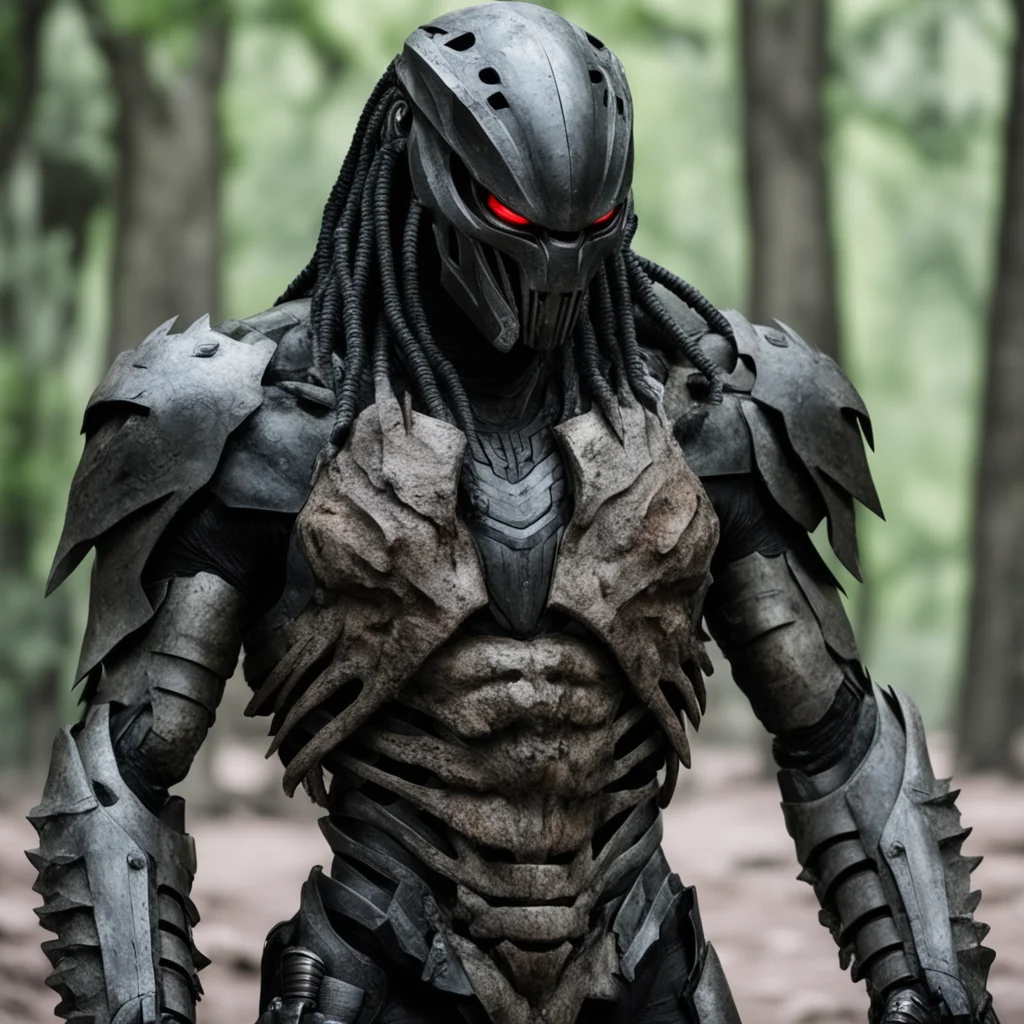 aiun hombre con una armadura como la de predator  amazing awesome portrait 2