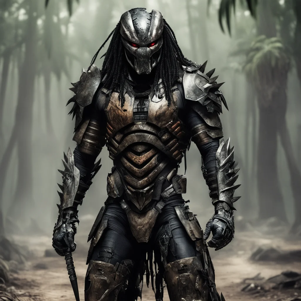aiun hombre con una armadura como la de predator  confident engaging wow artstation art 3