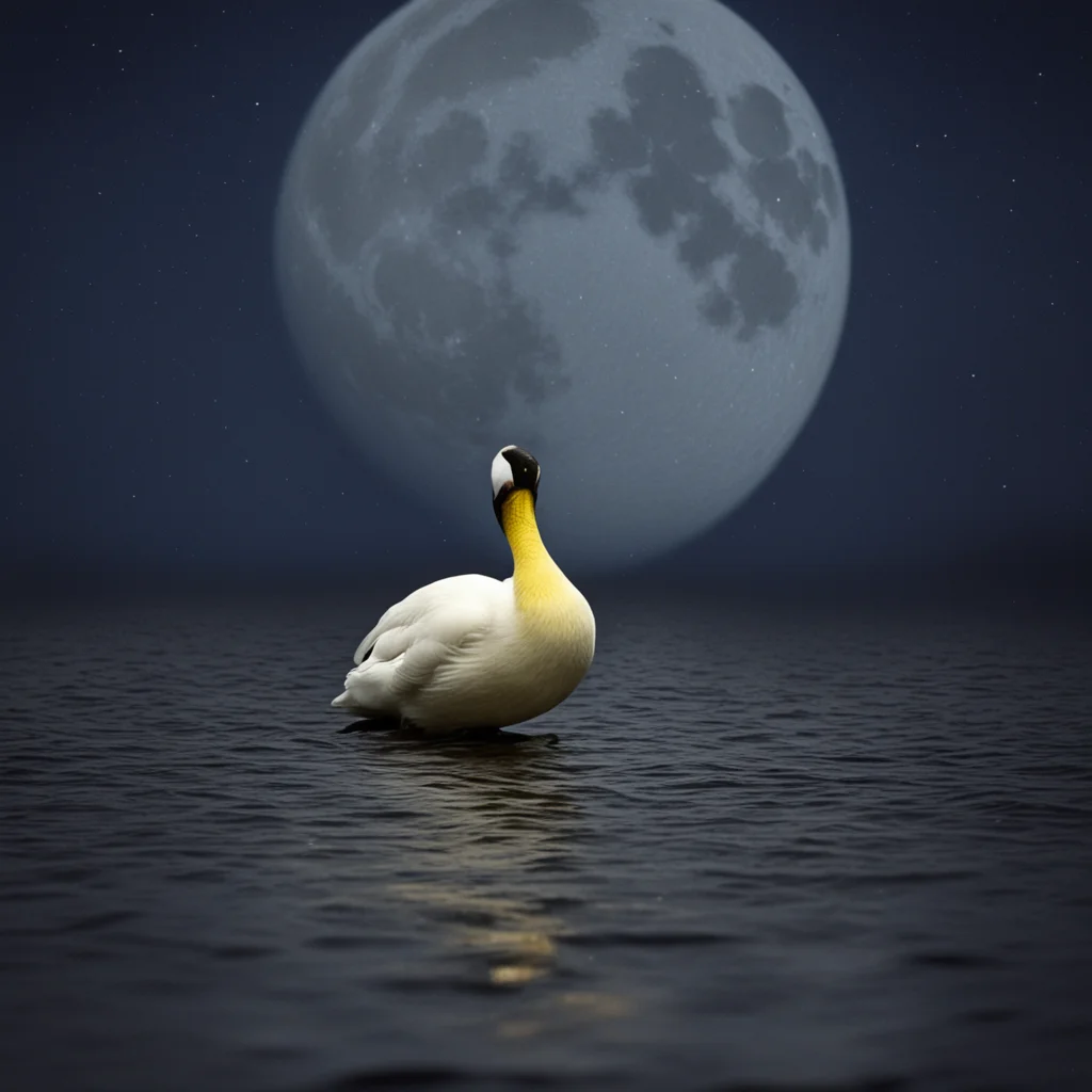 aiun pato en la luna