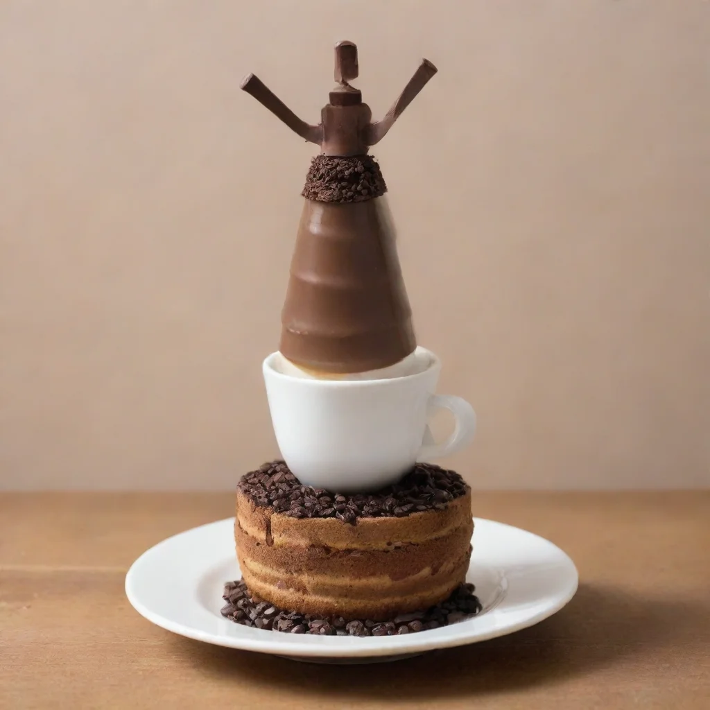una caffettiera a forma di piramide