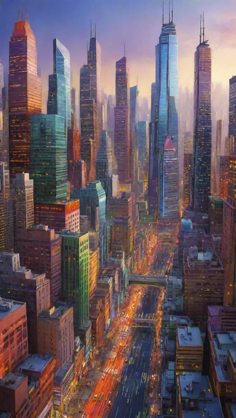 aiundefinedcolorful cityscape amazing wonderful crazy designsundefined 4 tall