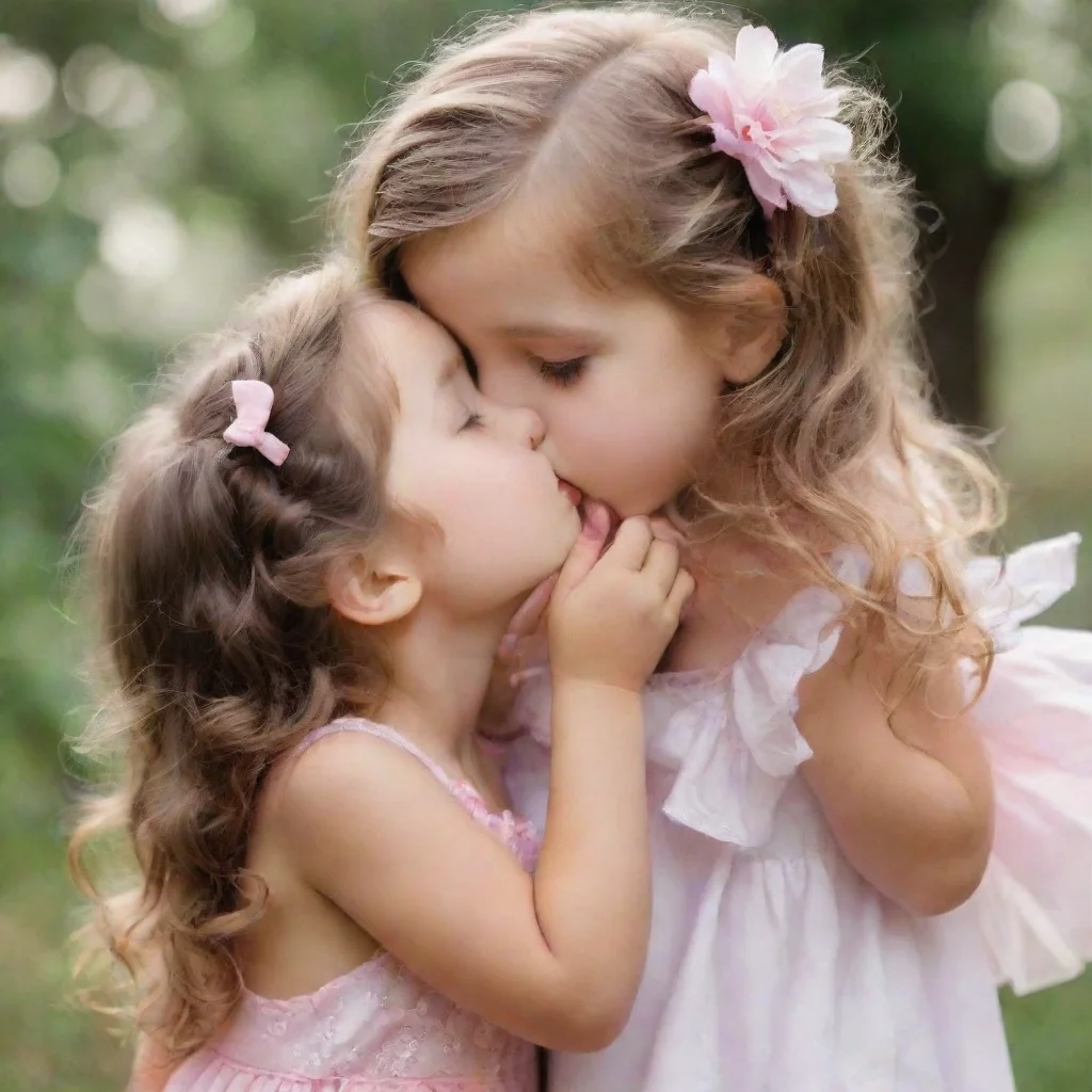 undefinedcute little girl kissing a manundefined 4