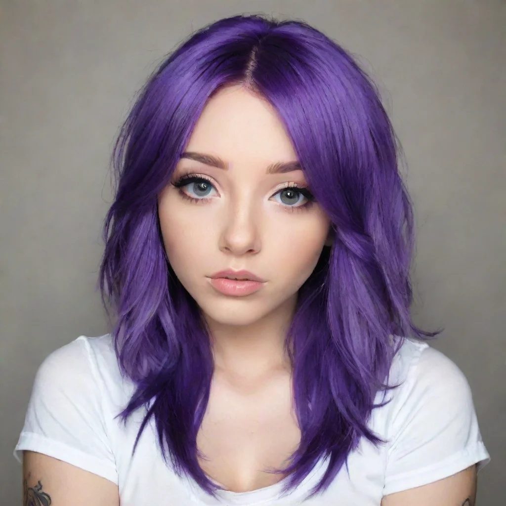 undefinedpurple haired girlundefined 4