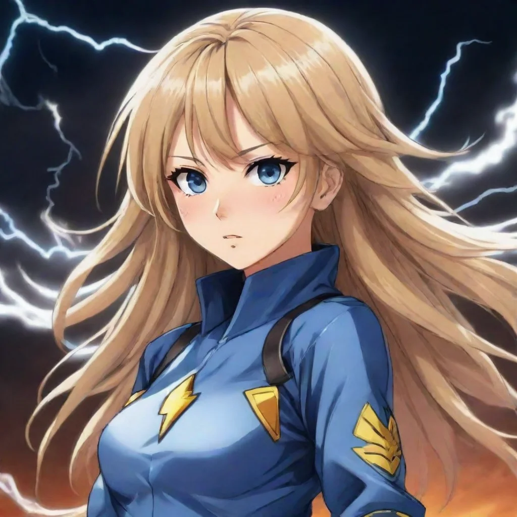 undefinedthunder anime girl artundefined 4