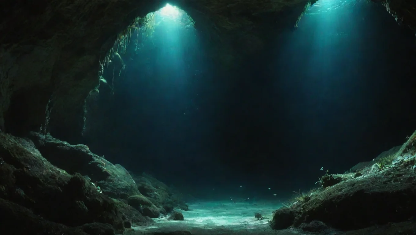 underwater pov swimming underwater in amazing cave hd glowworms underwater hd detailed film amazing art widescreen