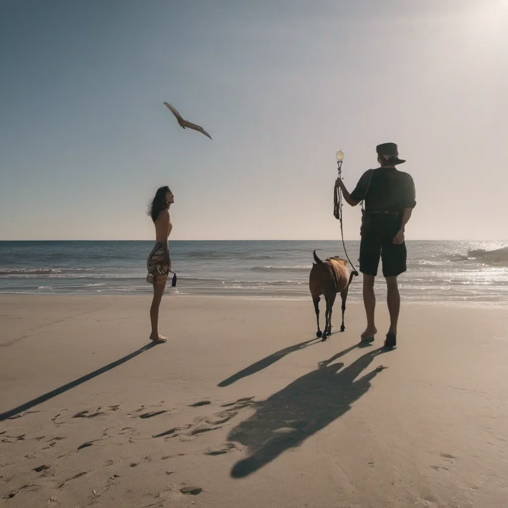 unexpected encounters on the beach  amazing awesome portrait 2