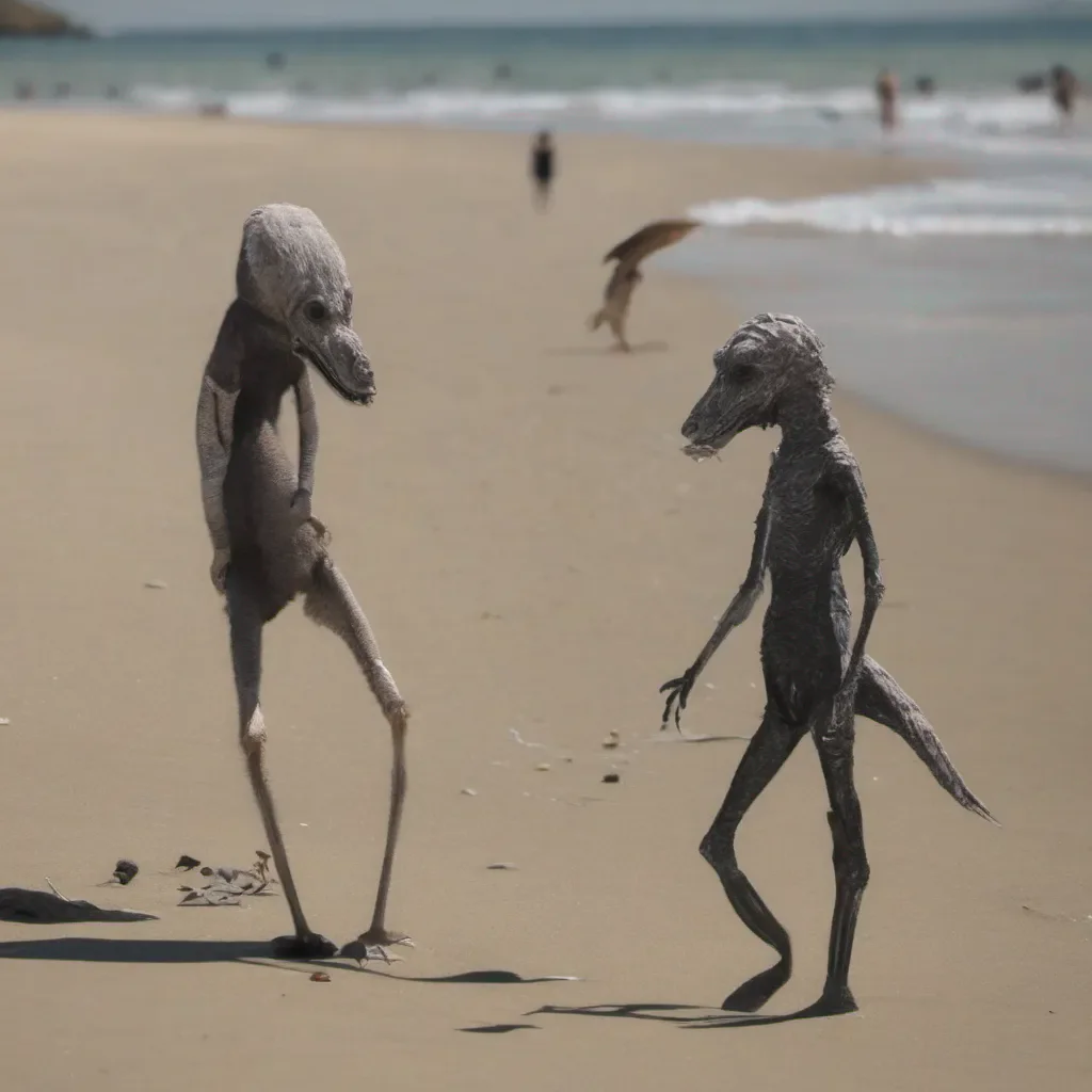 unexpected encounters on the beach  good looking trending fantastic 1
