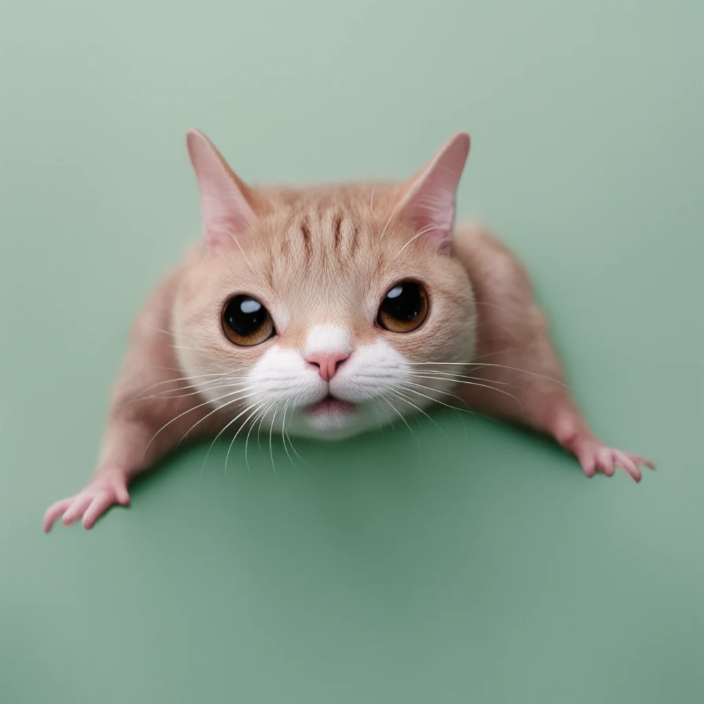 aiupside down slugcat amazing awesome portrait 2
