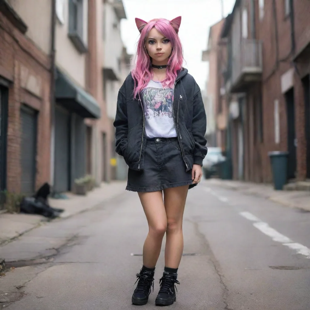 urban cat girl