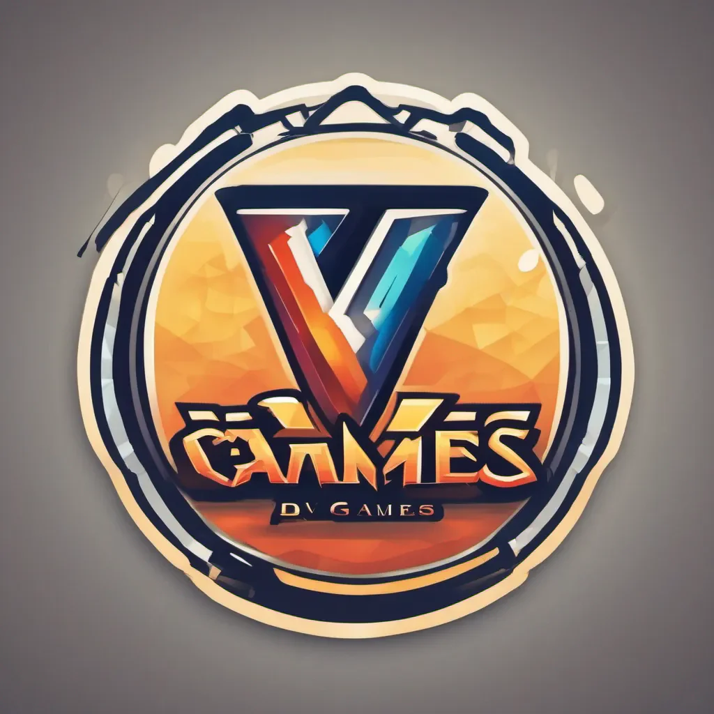 v5 games logo fun happy logo game site trending logo stylized confident engaging wow artstation art 3