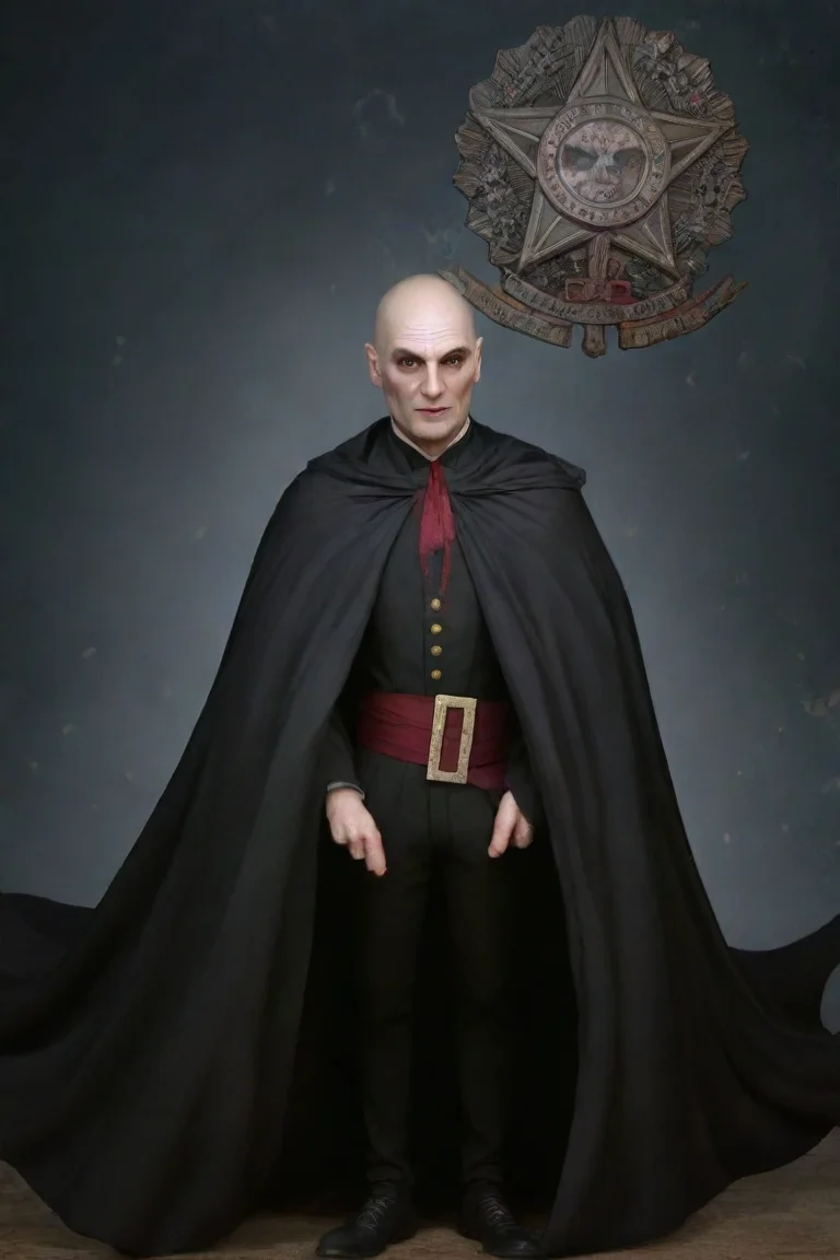 vampire bald black cape epic hd character