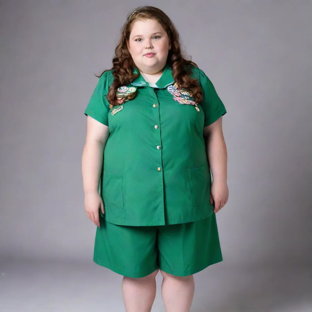 very very very very very obese girl scout