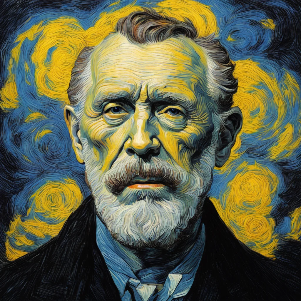 aivincent van gogh black