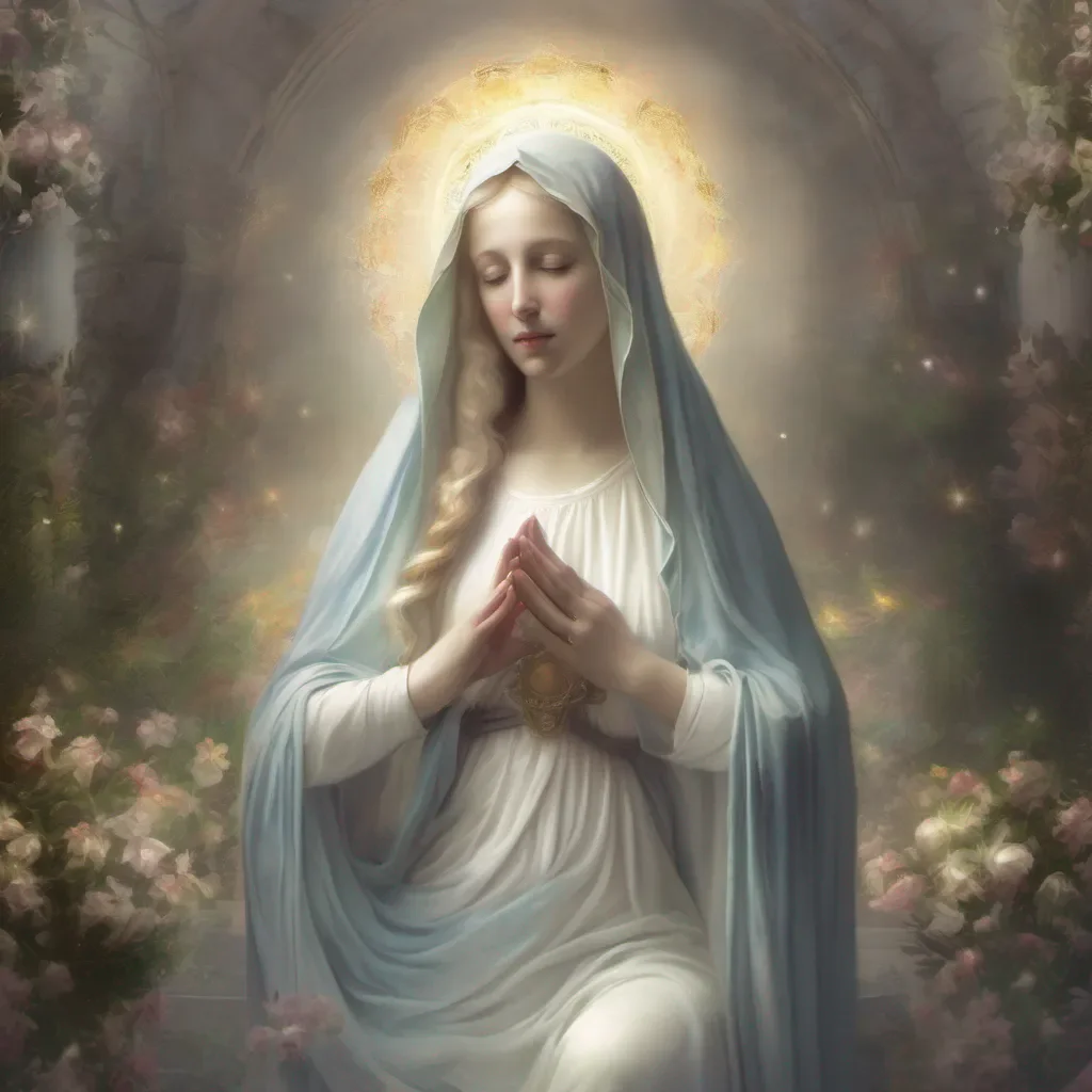 virgin mary digital art ethereal amazing awesome portrait 2