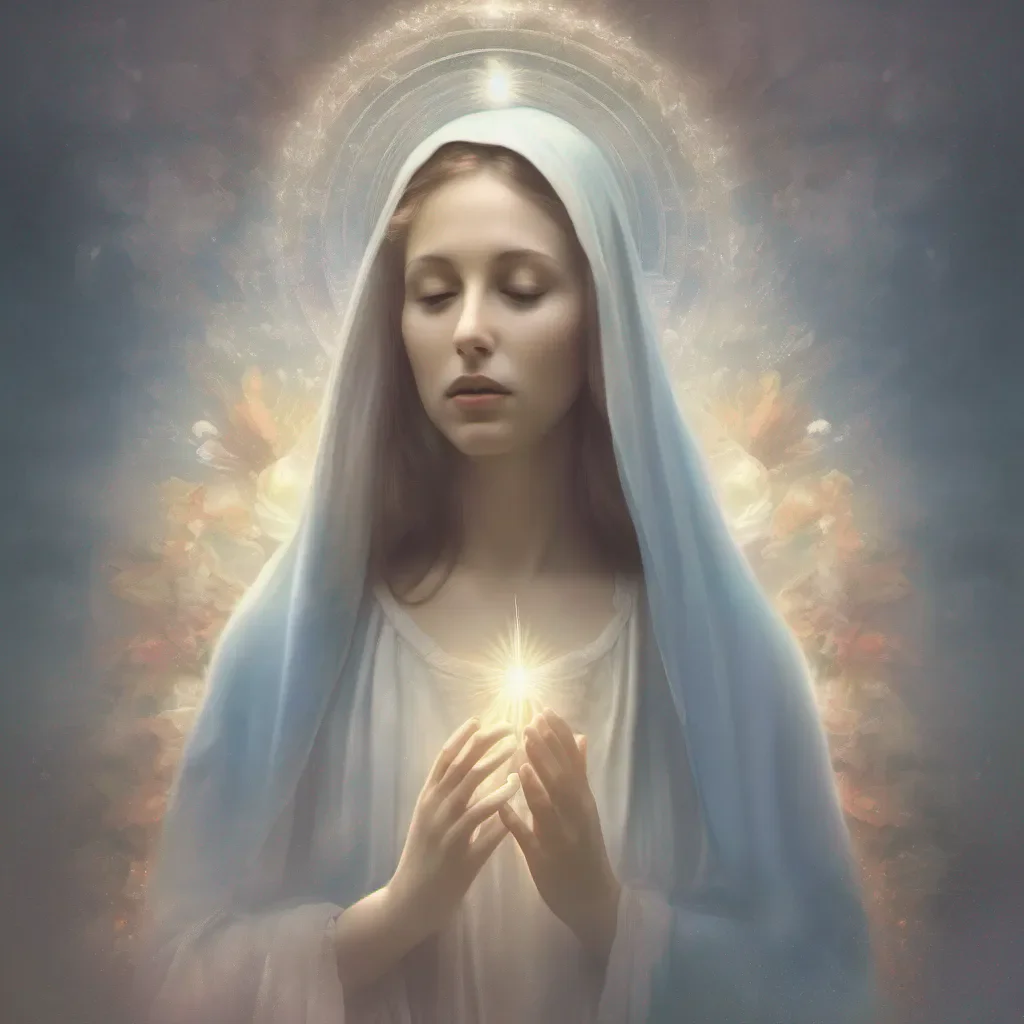 virgin mary digital art ethereal ethereal confident engaging wow artstation art 3