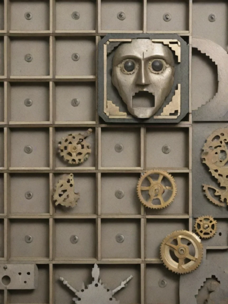 wade with mechanical watch parts