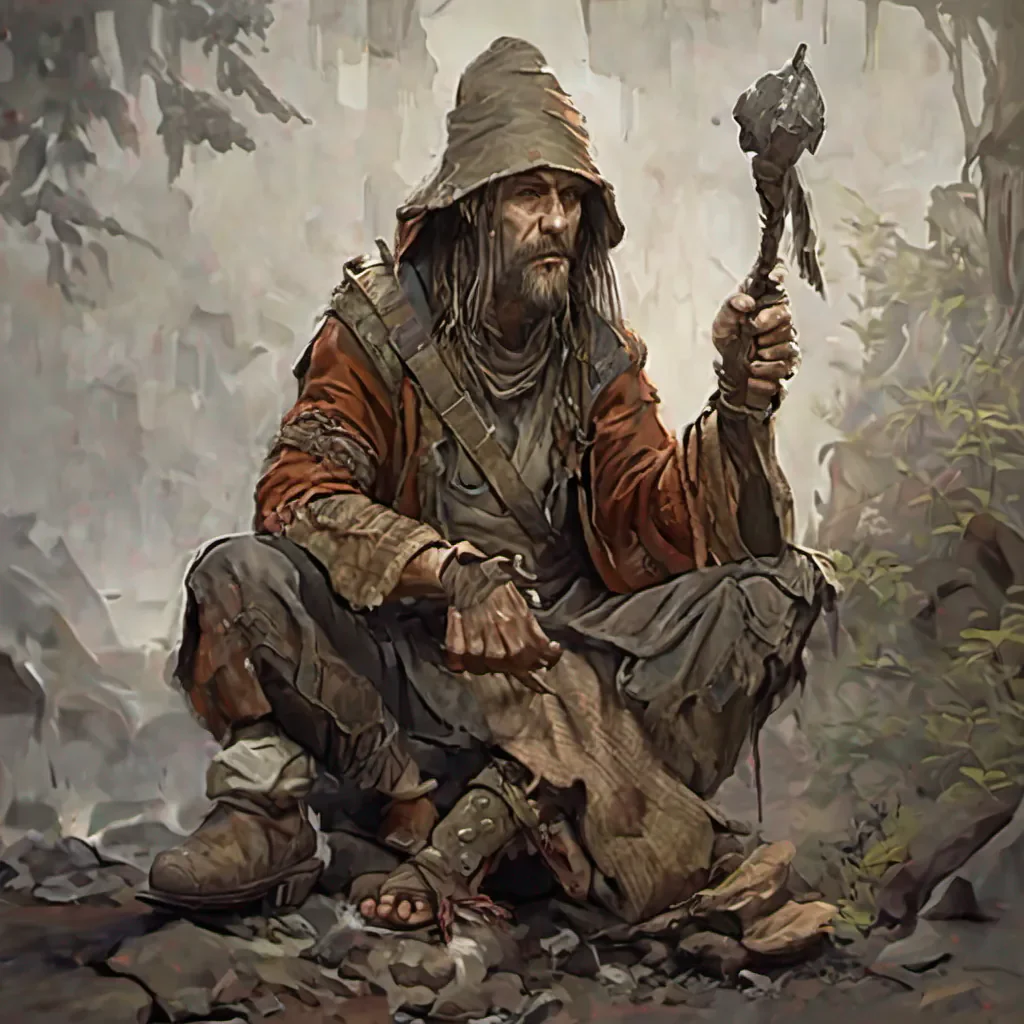 aiwanderer beggar dangerous warrior