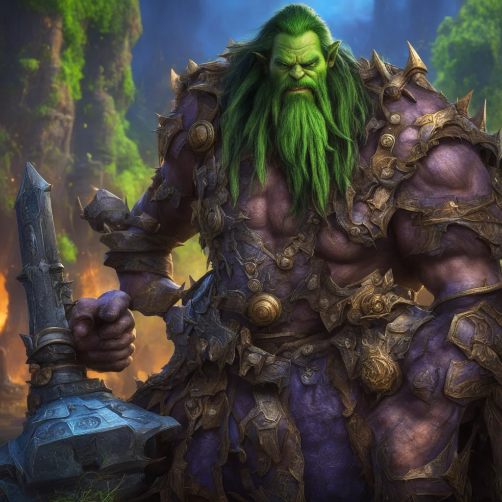 warcraft confident engaging wow artstation art 3
