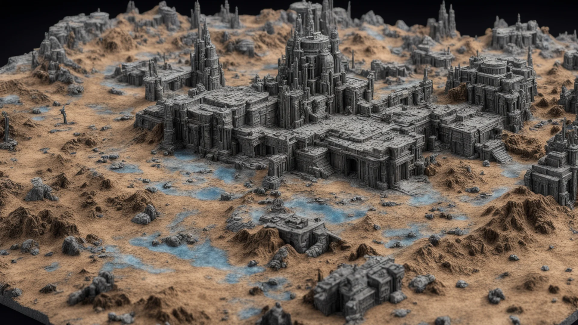warhammer 40k cosmic terrain hyper detailed  amazing awesome portrait 2 wide