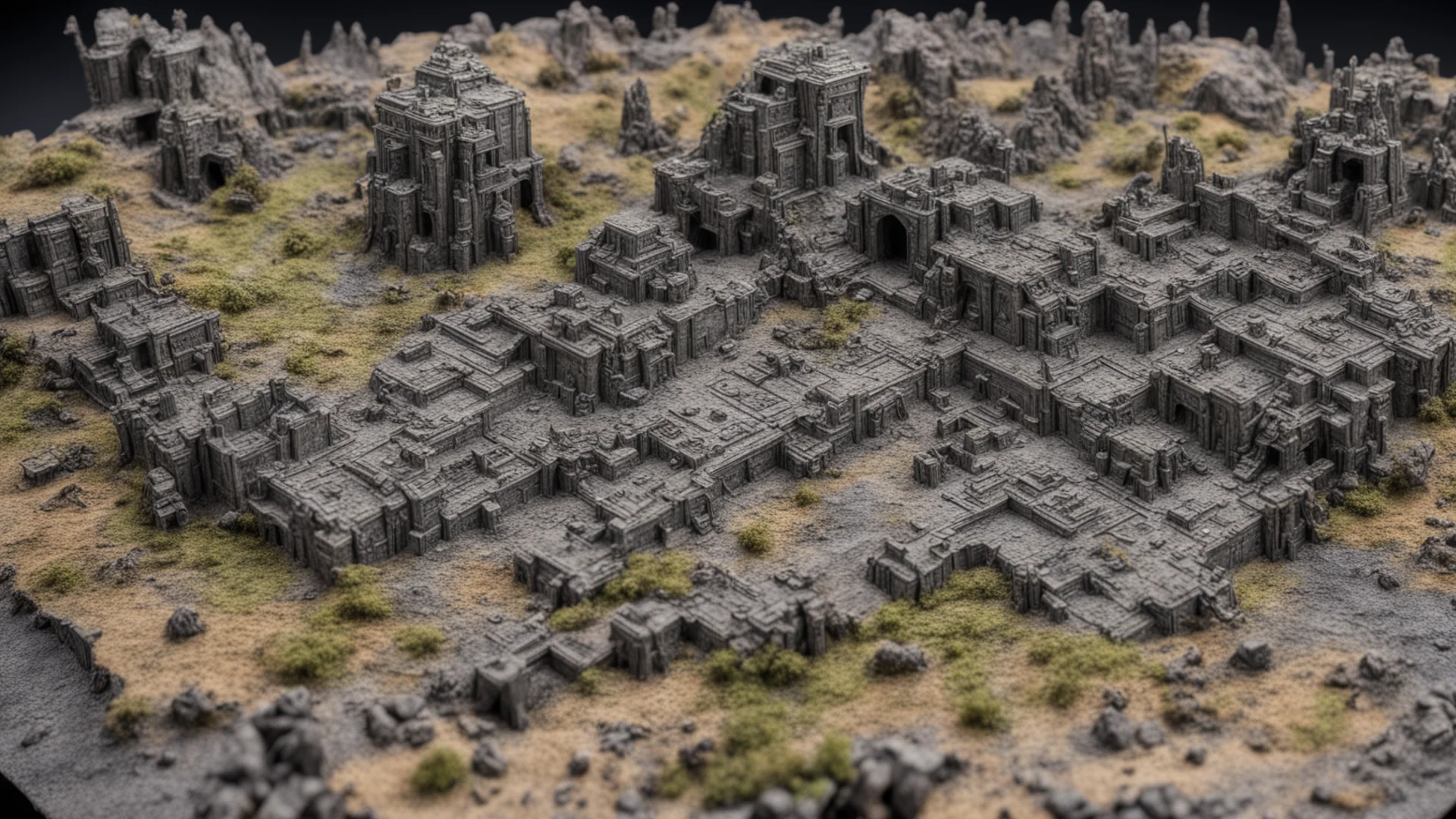 warhammer 40k cosmic terrain hyper detailed  good looking trending fantastic 1 wide