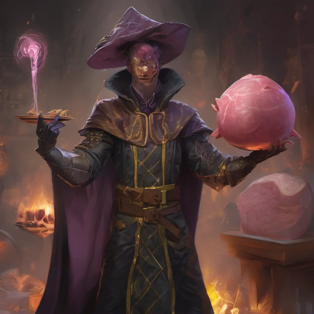warlock holding a ham good looking trending fantastic 1