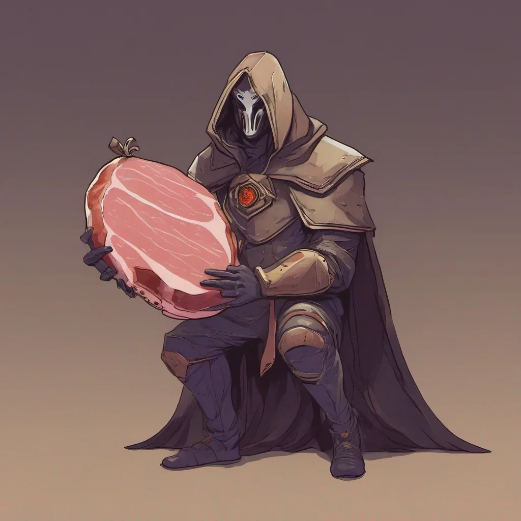 aiwarlock holding a ham