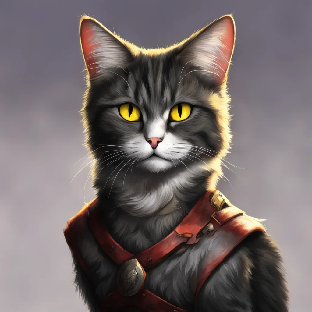 warrior cat confident engaging wow artstation art 3