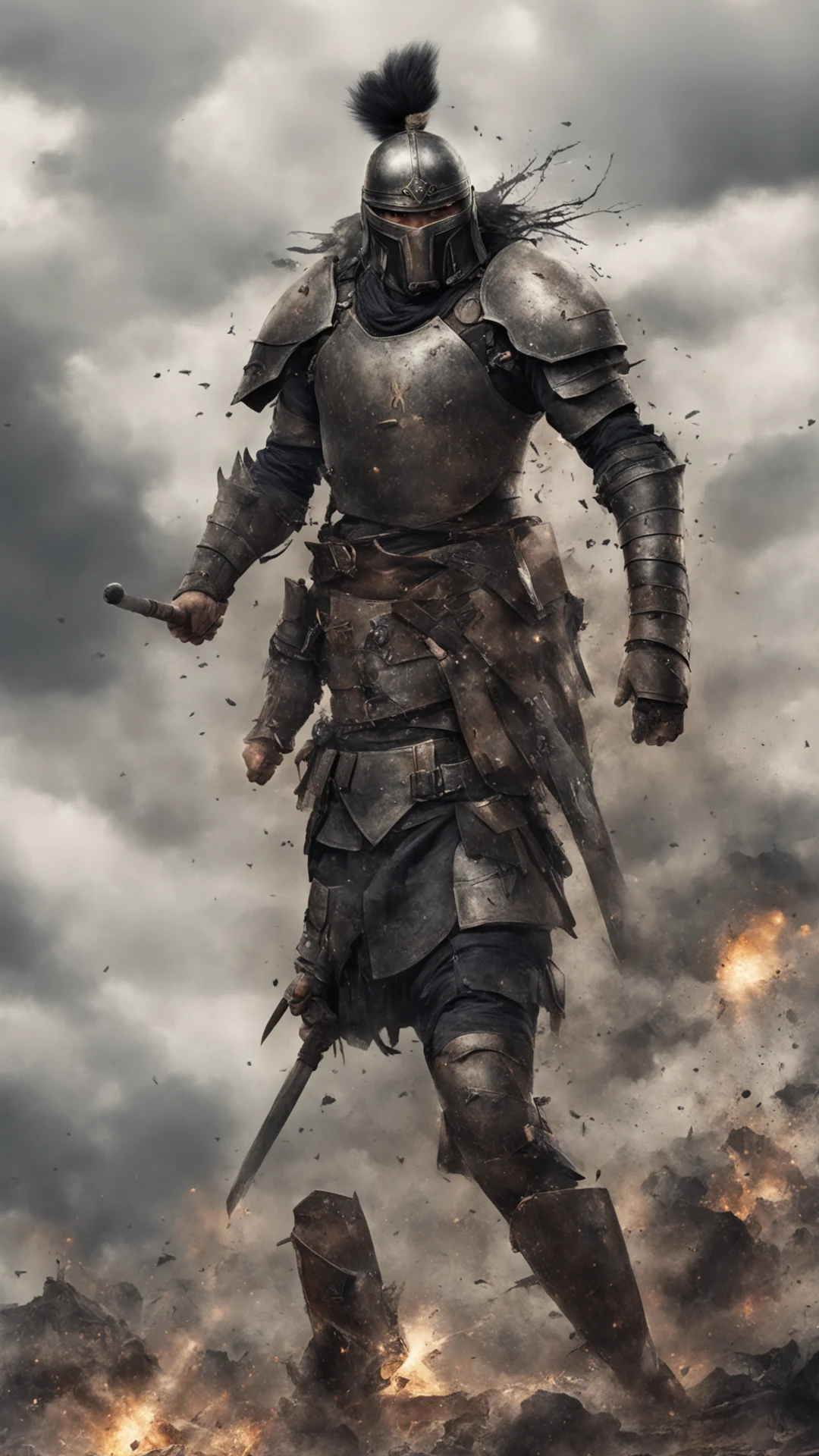 warrior in the war amazing awesome portrait 2 tall