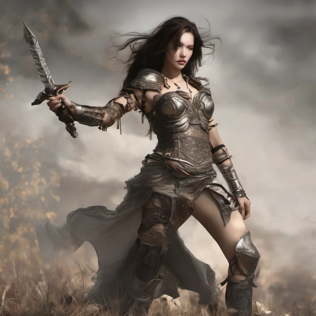 warrior warrior feminine beauty grace seductive amazing awesome portrait 2