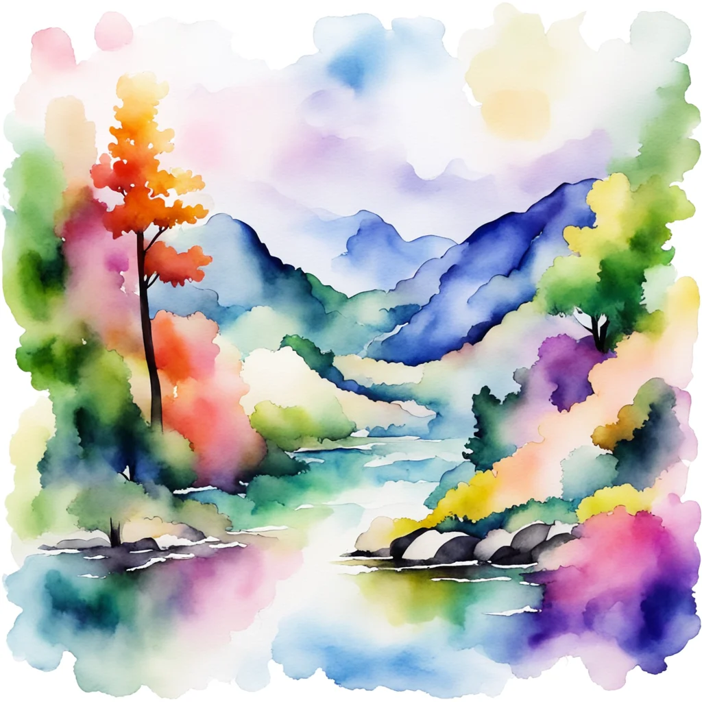 aiwater color queit and beautiful scenery  confident engaging wow artstation art 3