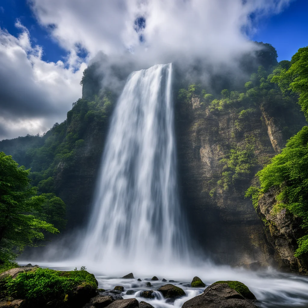 waterfall sky clouds good looking trending fantastic 1
