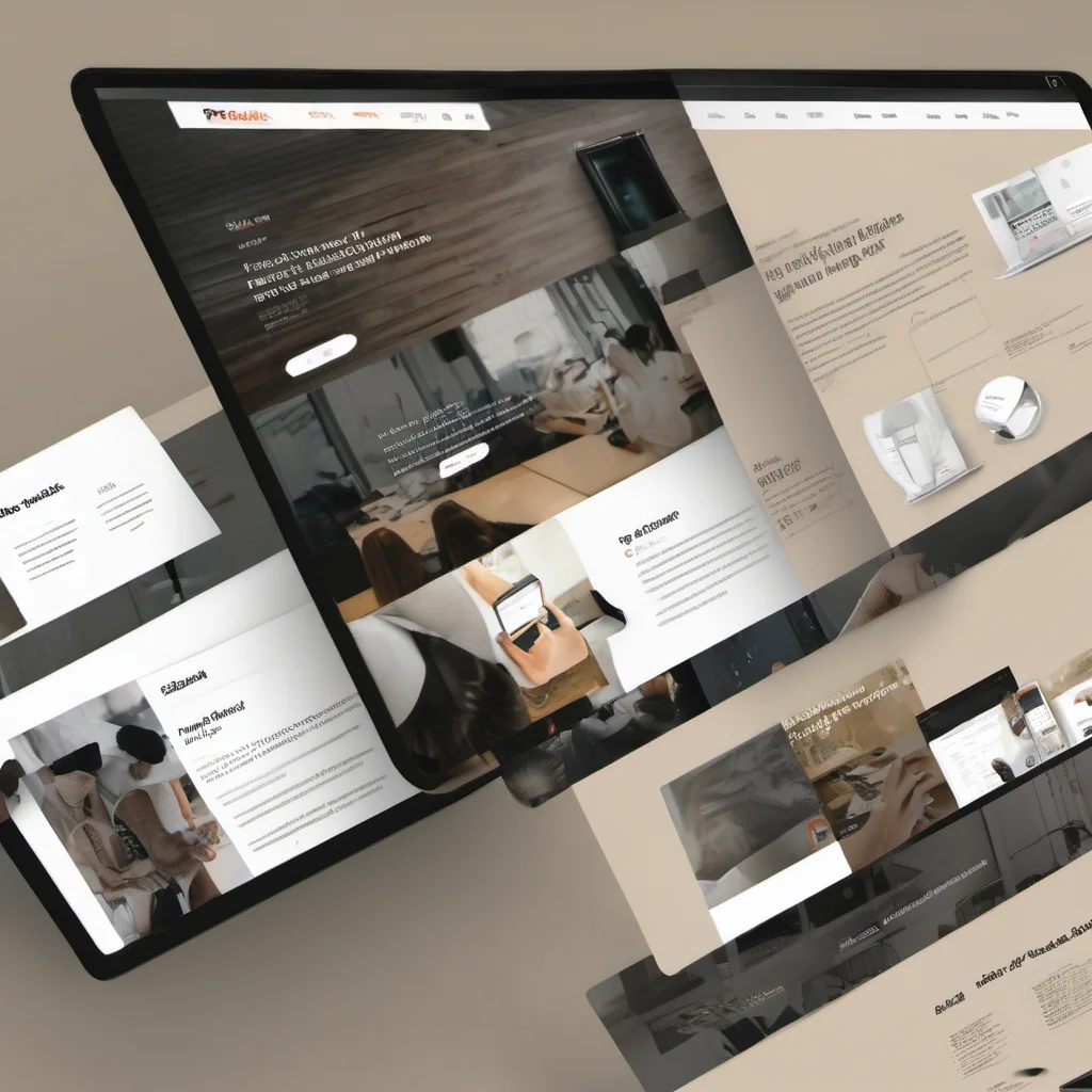 website landing page for protfolio