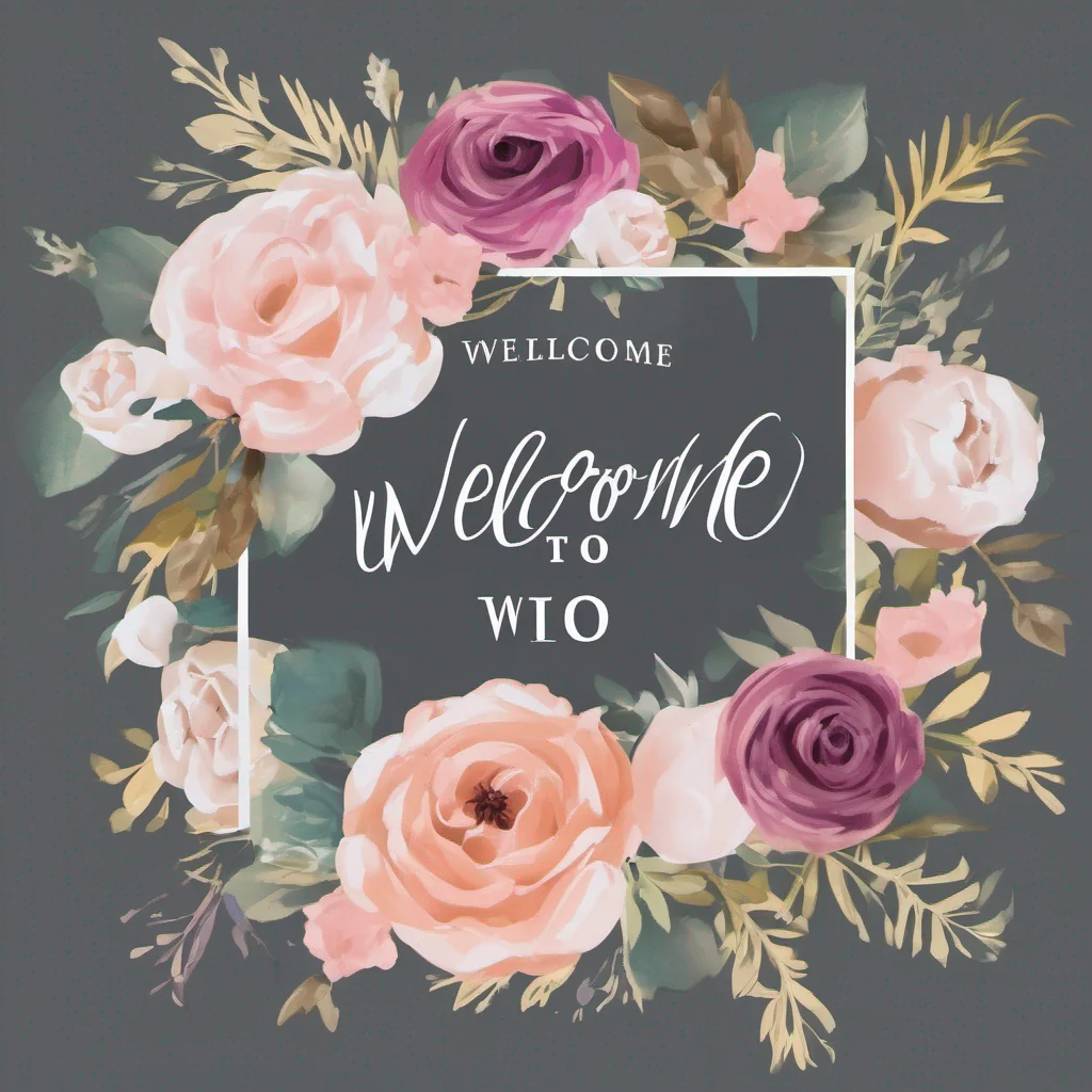 welcome to wedding sign flowers good looking trending fantastic 1