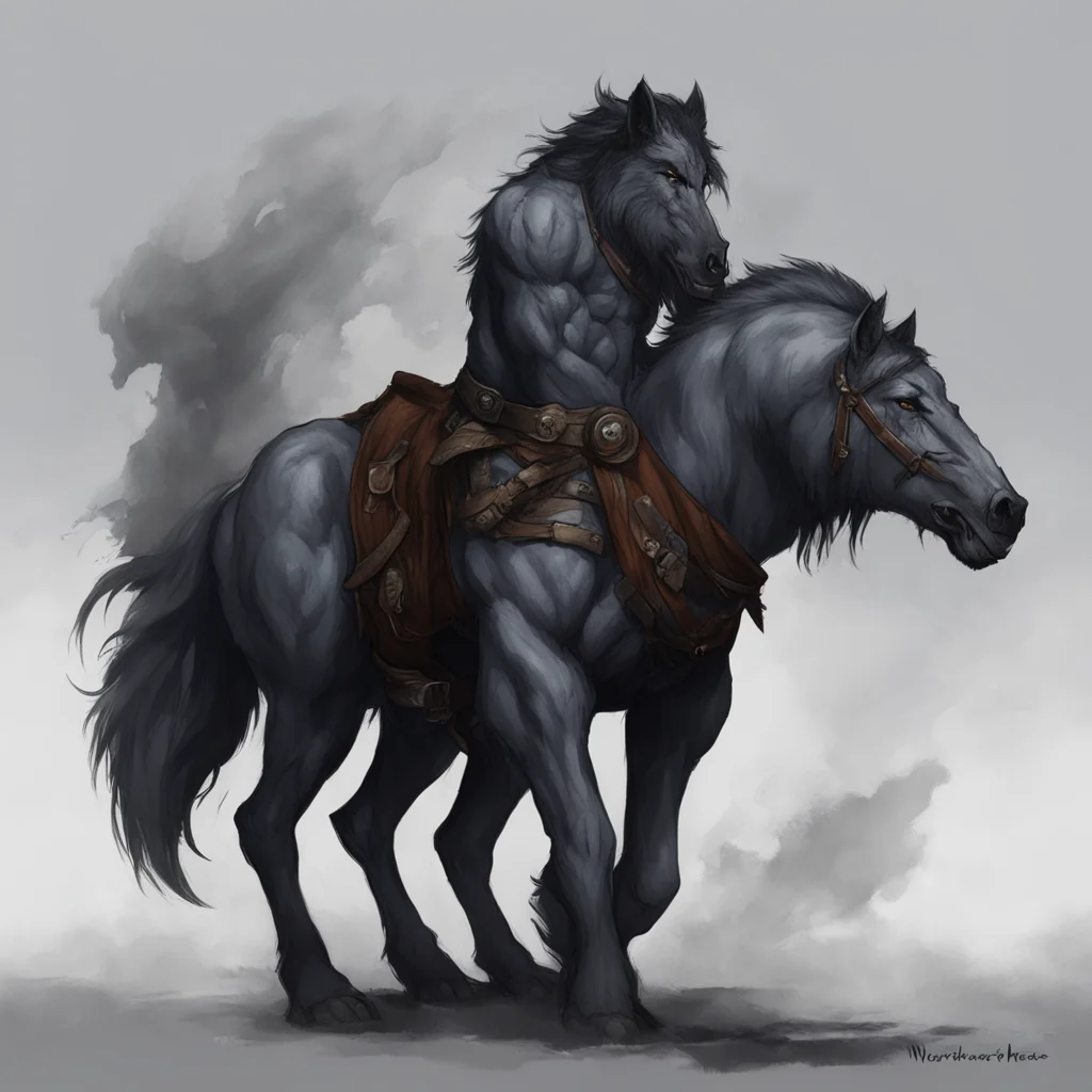 aiwerehorse masculine amazing awesome portrait 2