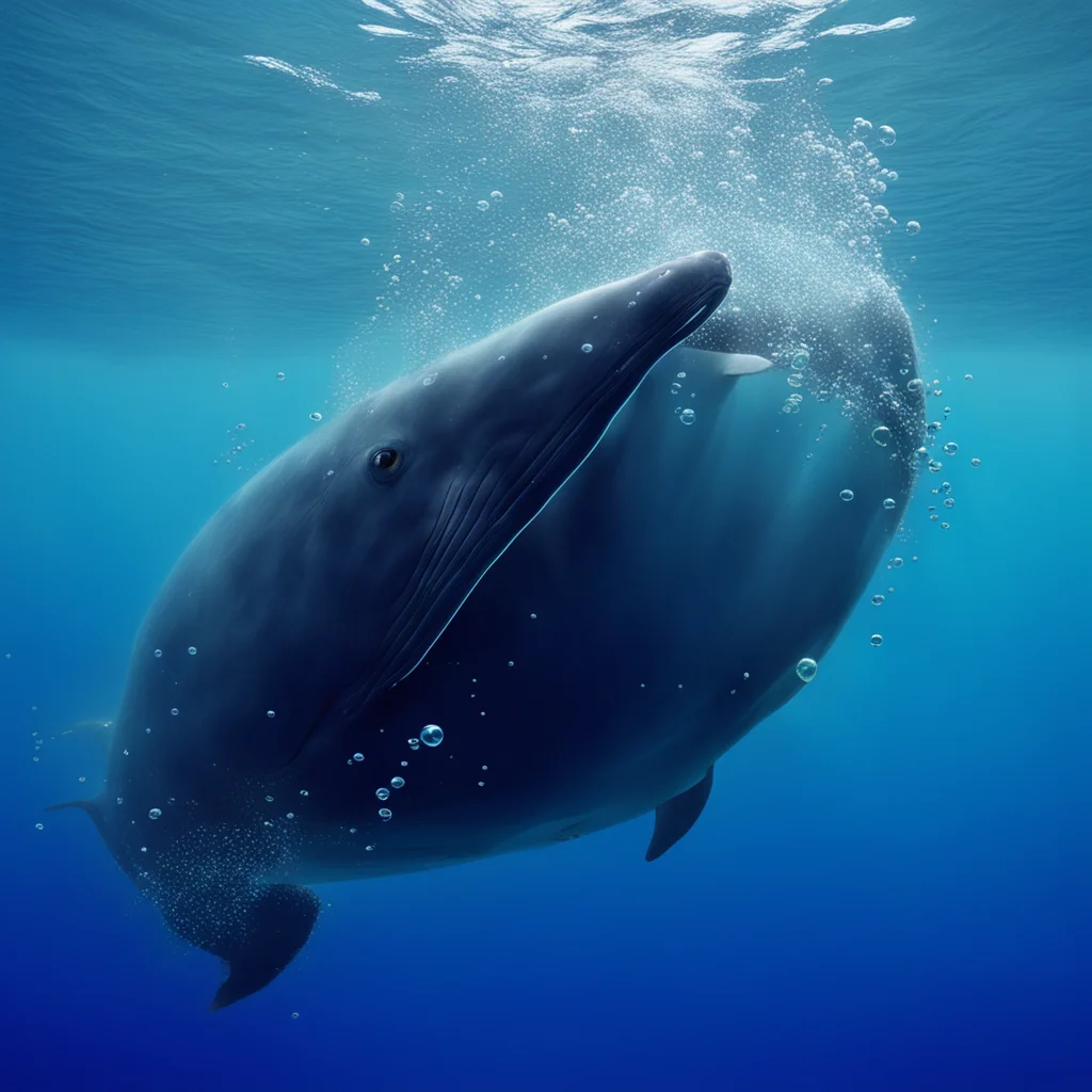 whale burping bubbles confident engaging wow artstation art 3