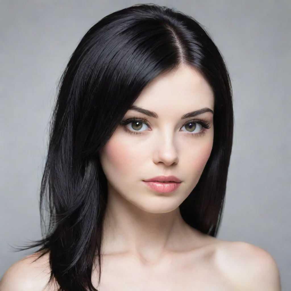 white skinned black hair 